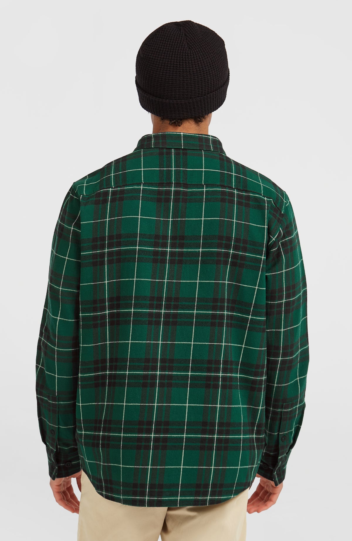 Must-Have flanellen overhemd | Green Flannel Check