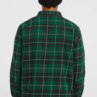 Must-Have flanellen overhemd | Green Flannel Check