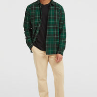 Must-Have flanellen overhemd | Green Flannel Check