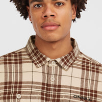 Must-Have flanellen overhemd | Beige Flannel Check