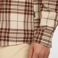 Must-Have flanellen overhemd | Beige Flannel Check