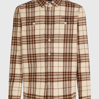 Must-Have flanellen overhemd | Beige Flannel Check