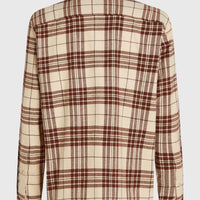 Must-Have flanellen overhemd | Beige Flannel Check