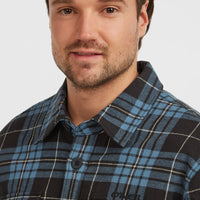 Must-Have overhemd met fleecevoering | Blue Flannel Check