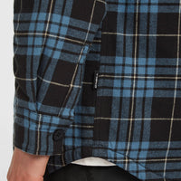 Must-Have overhemd met fleecevoering | Blue Flannel Check