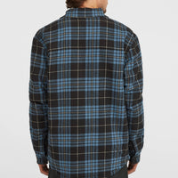 Must-Have overhemd met fleecevoering | Blue Flannel Check