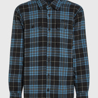 Must-Have overhemd met fleecevoering | Blue Flannel Check