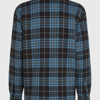 Must-Have overhemd met fleecevoering | Blue Flannel Check