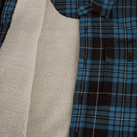 Must-Have overhemd met fleecevoering | Blue Flannel Check