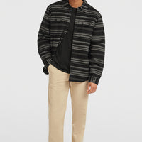 Must-Have overhemd met fleecevoering | Black Bavaro