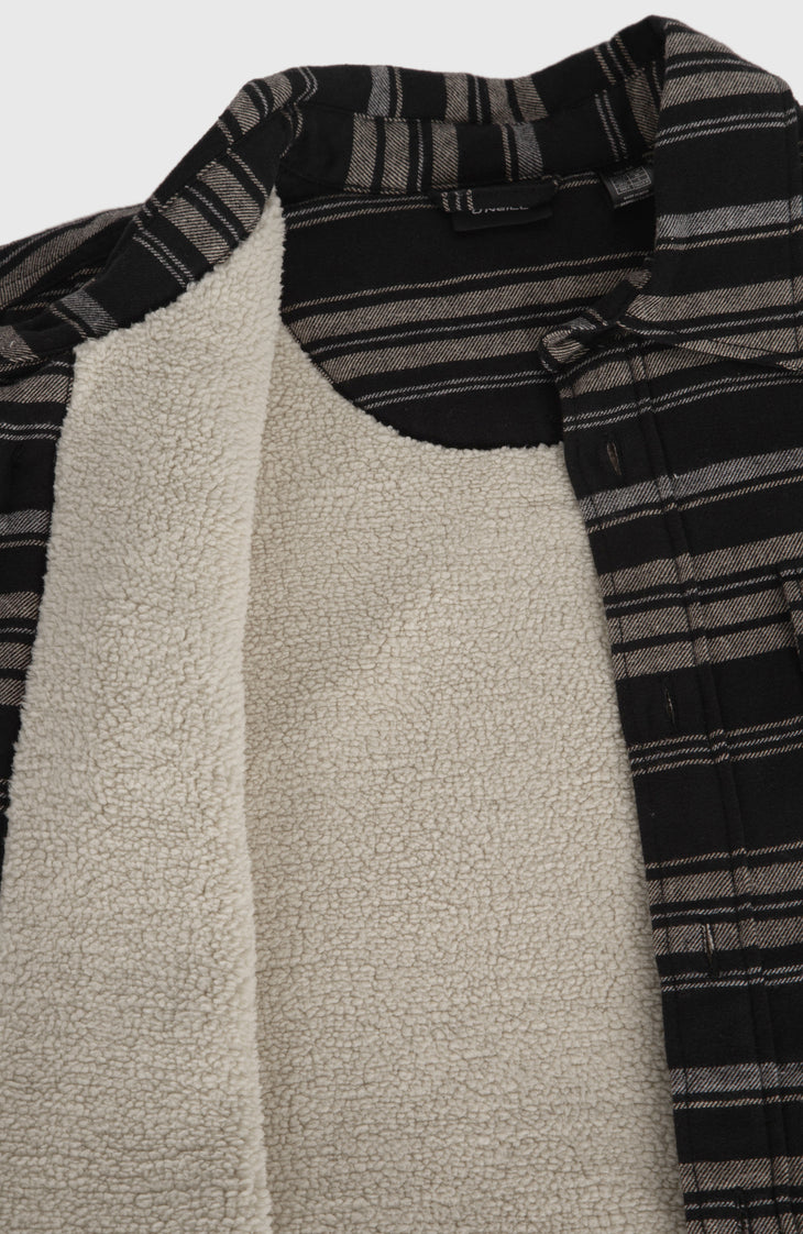 Must-Have overhemd met fleecevoering | Black Bavaro