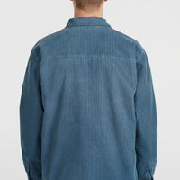 O'Riginals Corduroy overshirt met fleecevoering | Mozart Blue