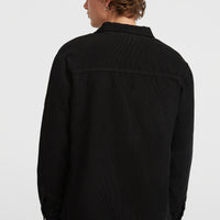 O'Riginals Corduroy overshirt met fleecevoering | Black Out