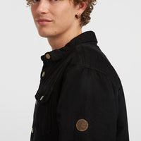 O'Riginals Corduroy overshirt met fleecevoering | Black Out