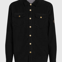 O'Riginals Corduroy overshirt met fleecevoering | Black Out