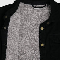 O'Riginals Corduroy overshirt met fleecevoering | Black Out