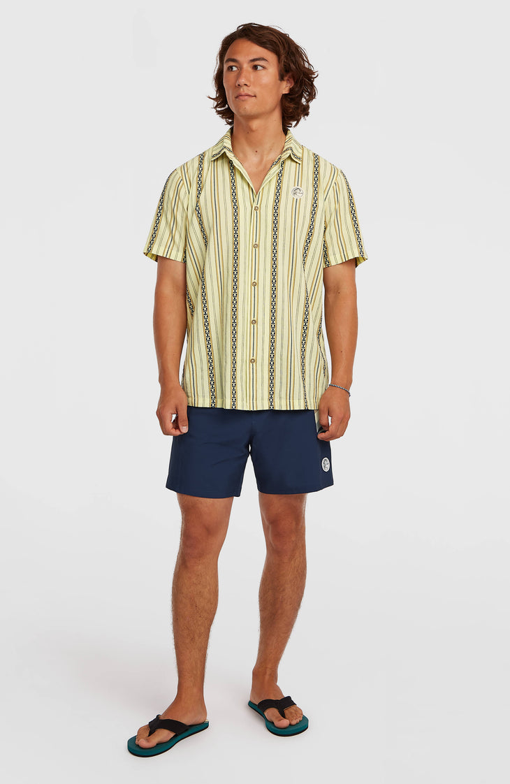O'Riginals Jacquard overhemd | Yellow Originals Jstripe