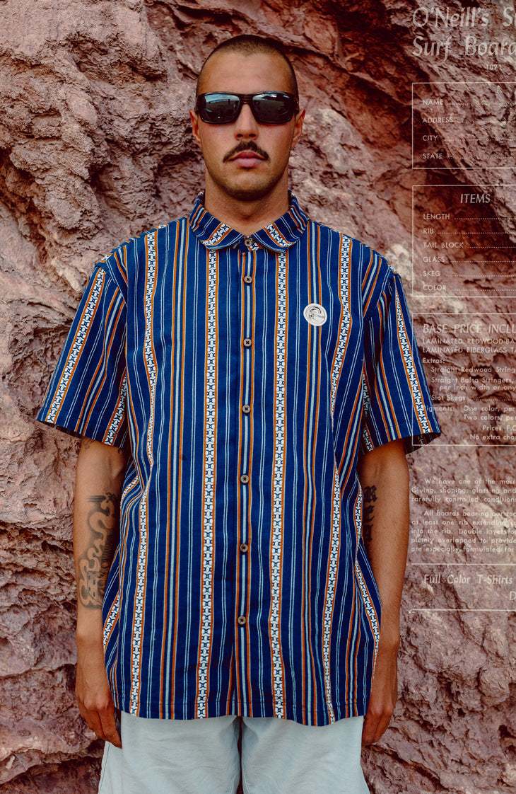 O'Riginals Jacquard overhemd | Blue Originals Jstripe