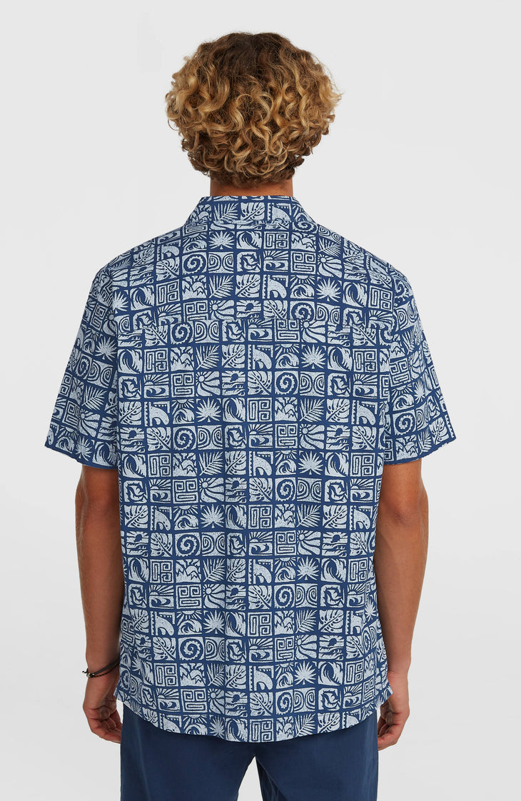 O'Neill Print overhemd | Dark Blue Bricks