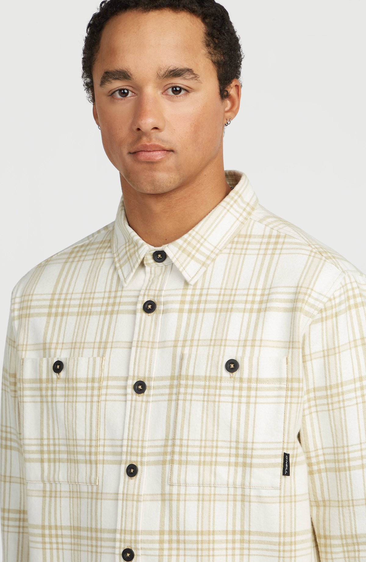 Must-Have flanellen overhemd | Beige Big Check Plaid