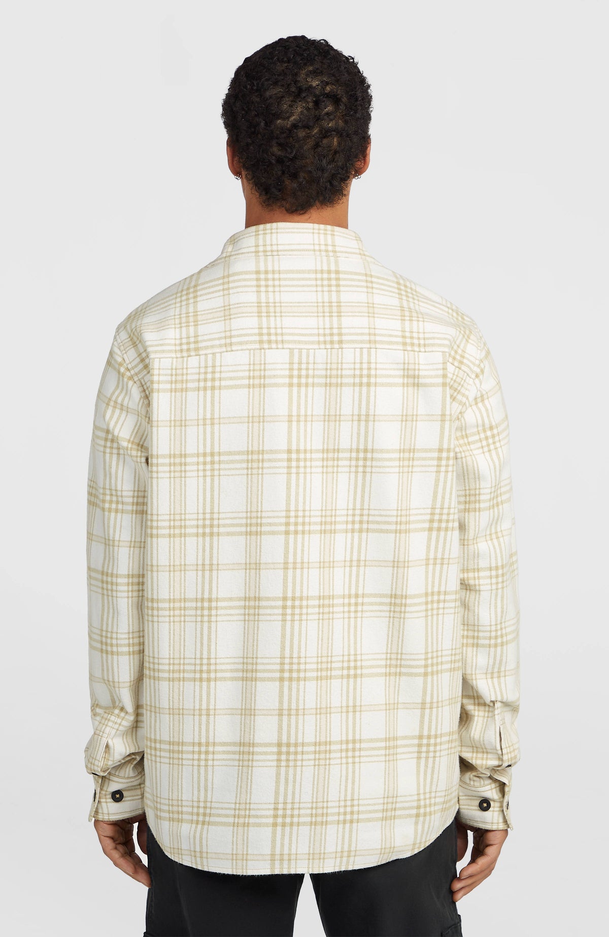 Must-Have flanellen overhemd | Beige Big Check Plaid