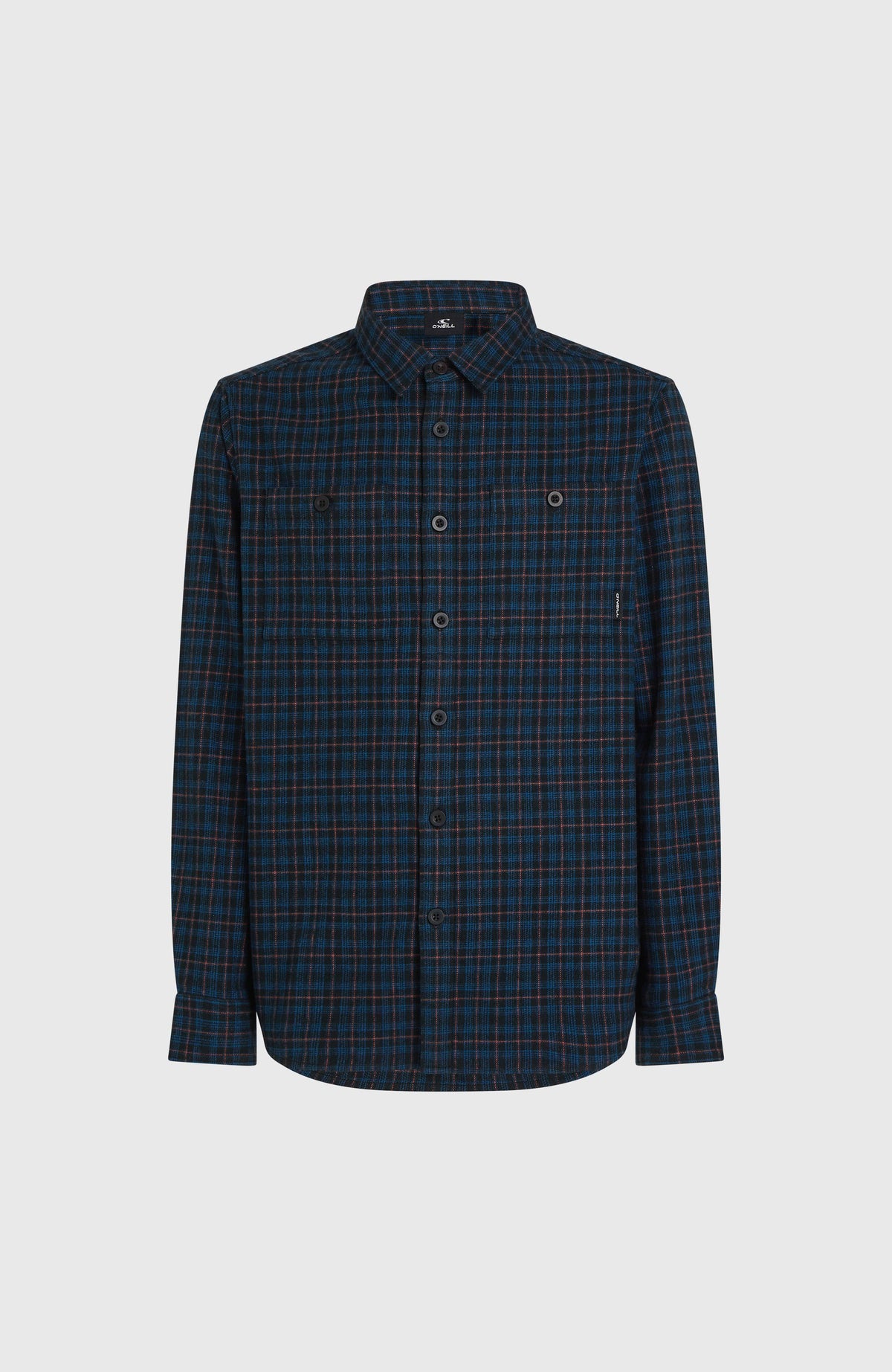 Must-Have flanellen overhemd | Black Mini Check Plaid