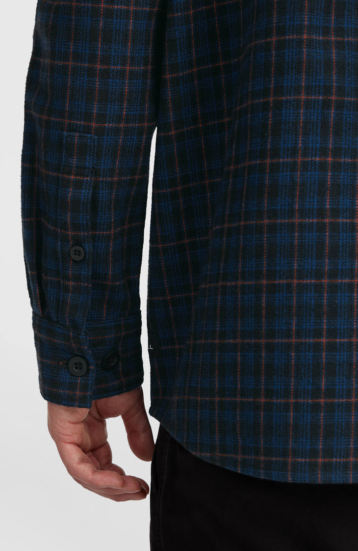 Must-Have flanellen overhemd | Black Mini Check Plaid