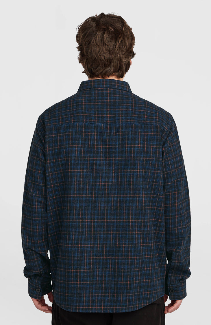 Must-Have flanellen overhemd | Black Mini Check Plaid