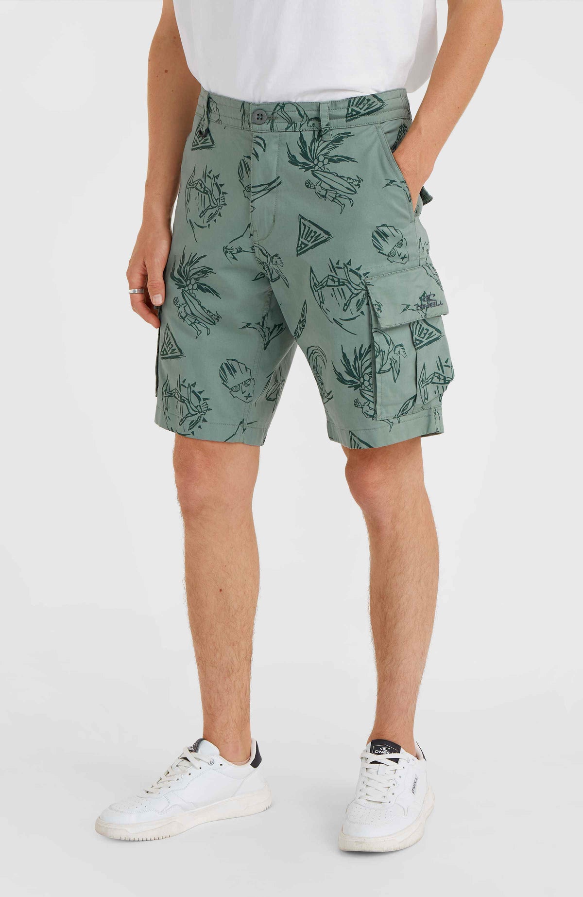 Essentials cargoshort | Green Vintage Surfer