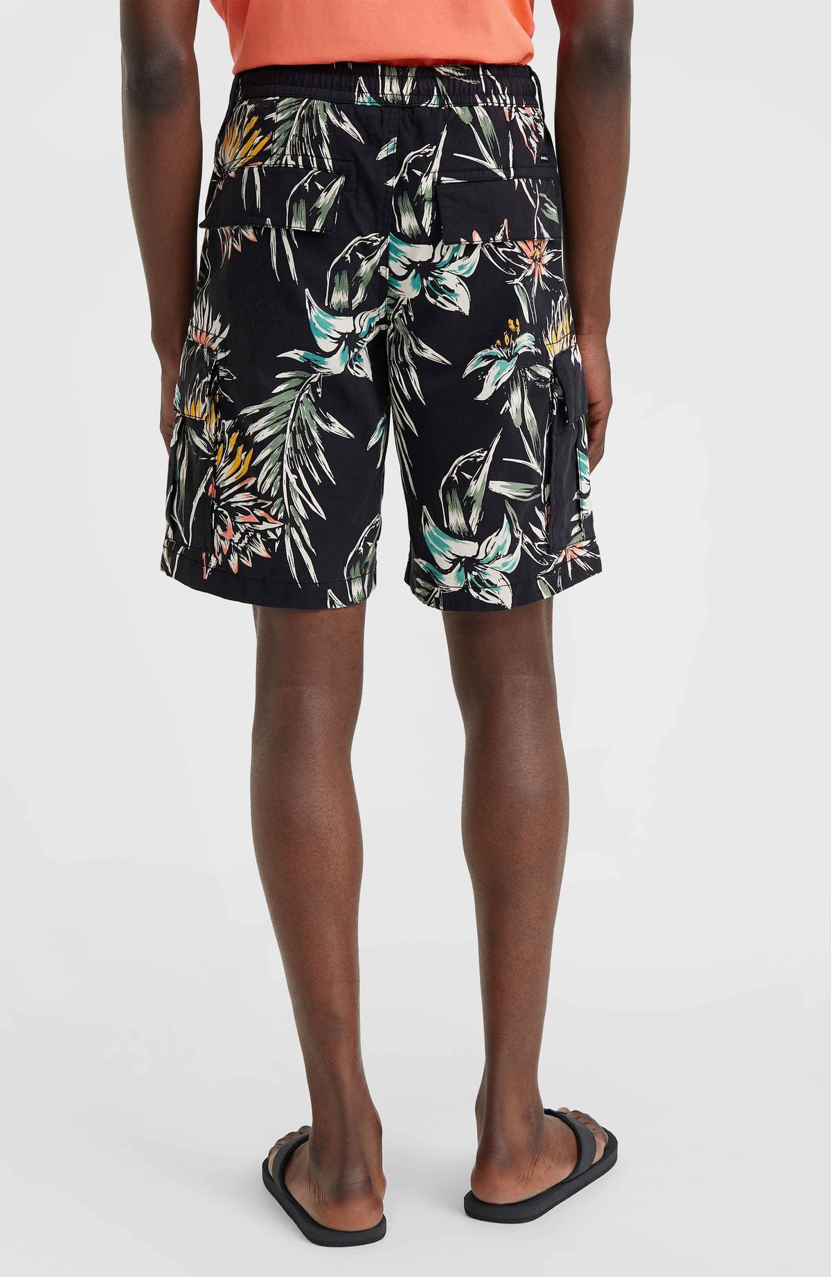 Essentials cargoshort | Black Tropicana