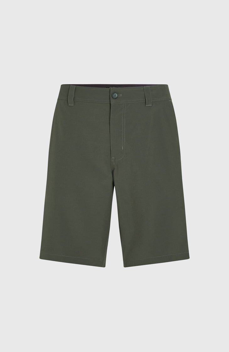 Hybrid Chino 19" short | Raven
