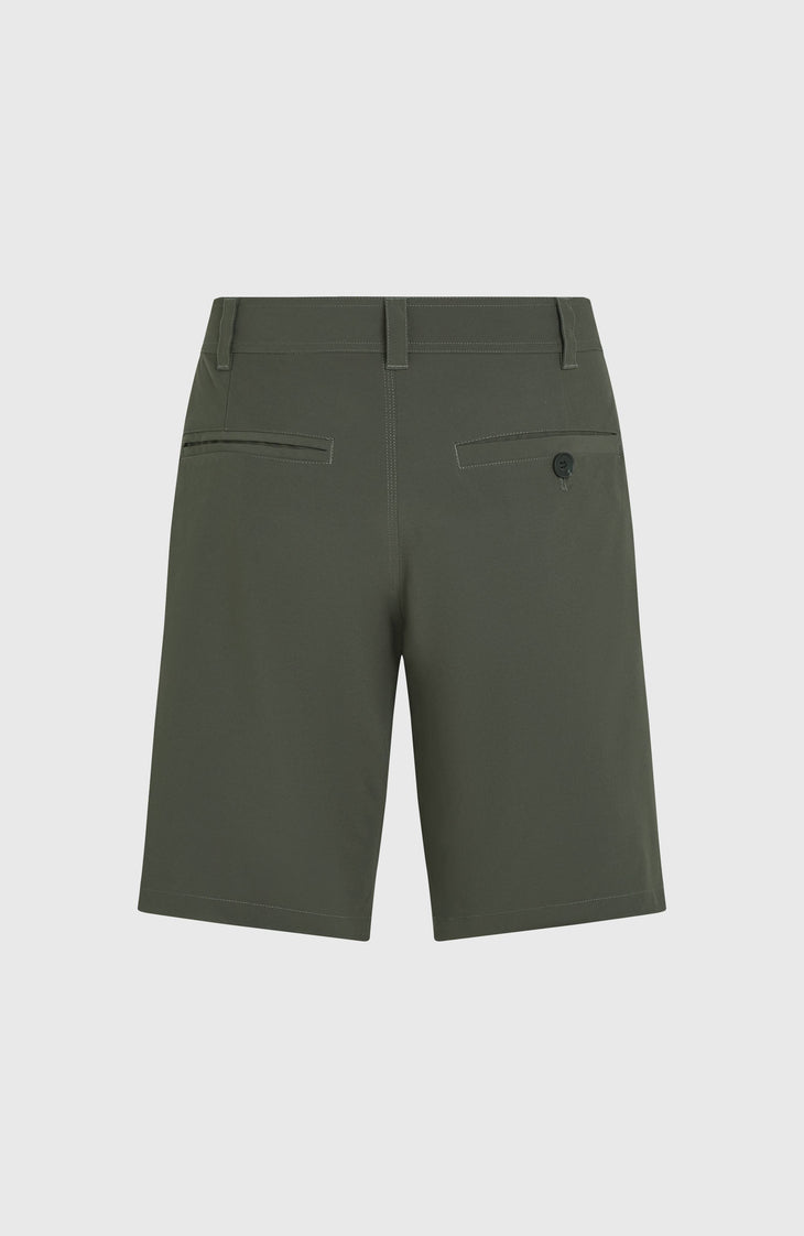 Hybrid Chino 19" short | Raven