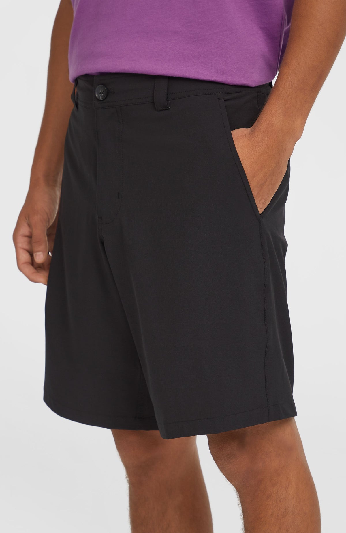 Hybrid Chino 19" short | Black Out