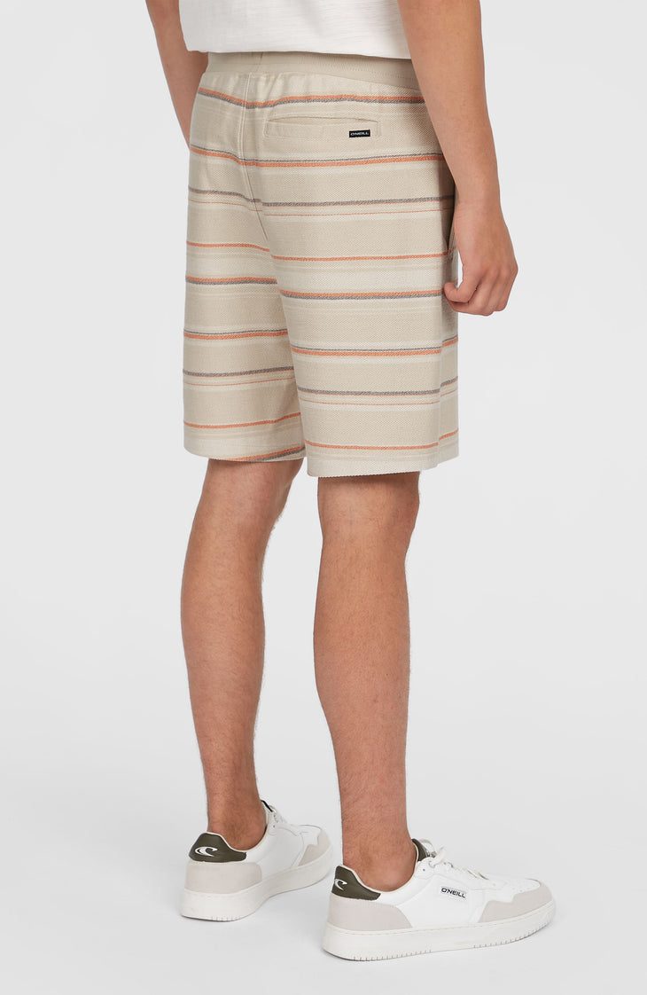 Bavaro short | Beige/Orange Bavaro Stripe