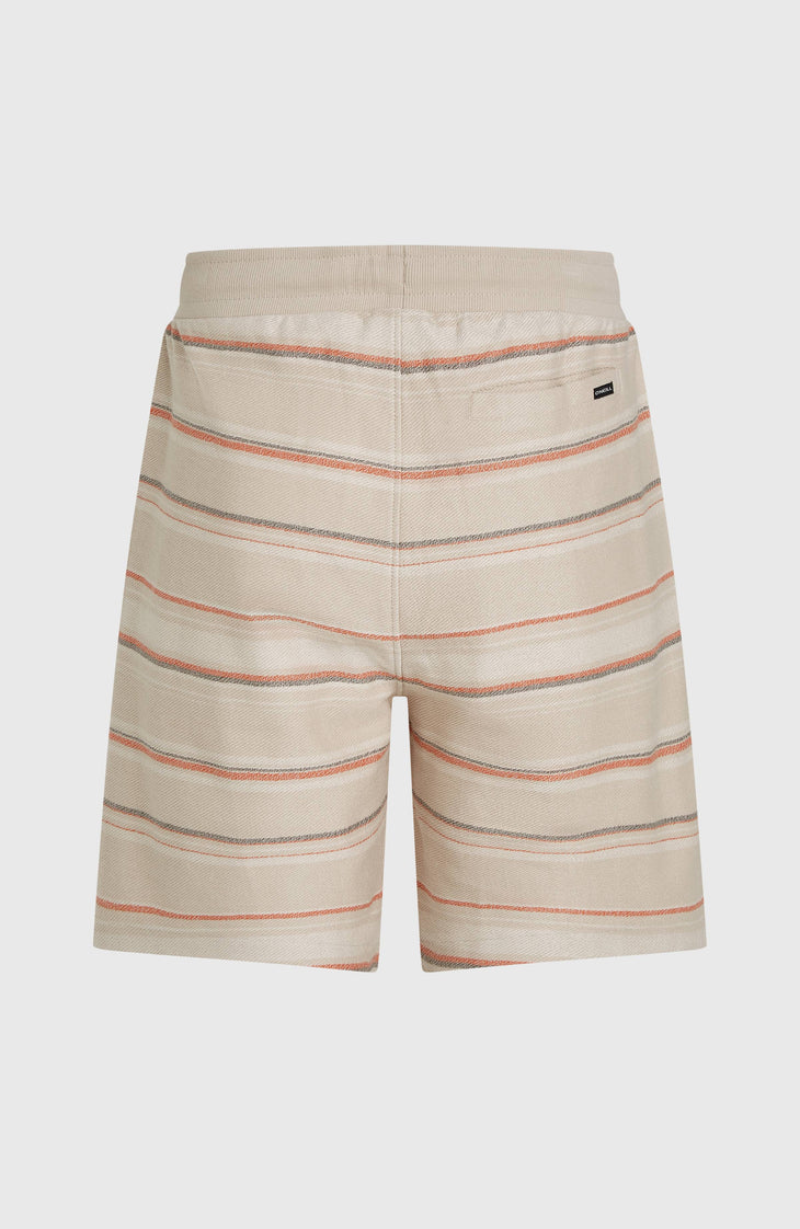 Bavaro short | Beige/Orange Bavaro Stripe