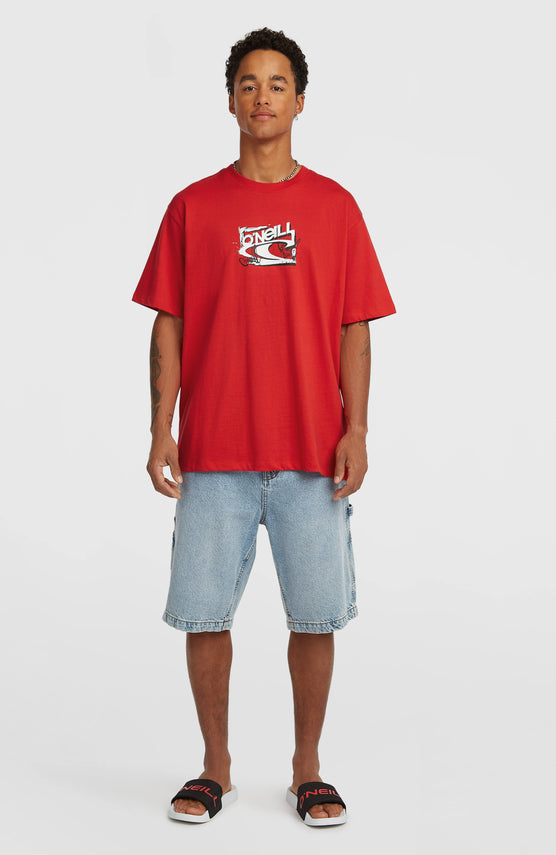 Essentials Denim short | Denim Blue