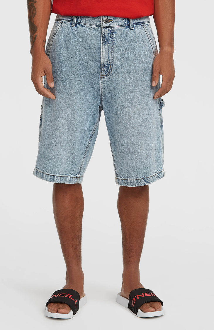 Essentials Denim short | Denim Blue