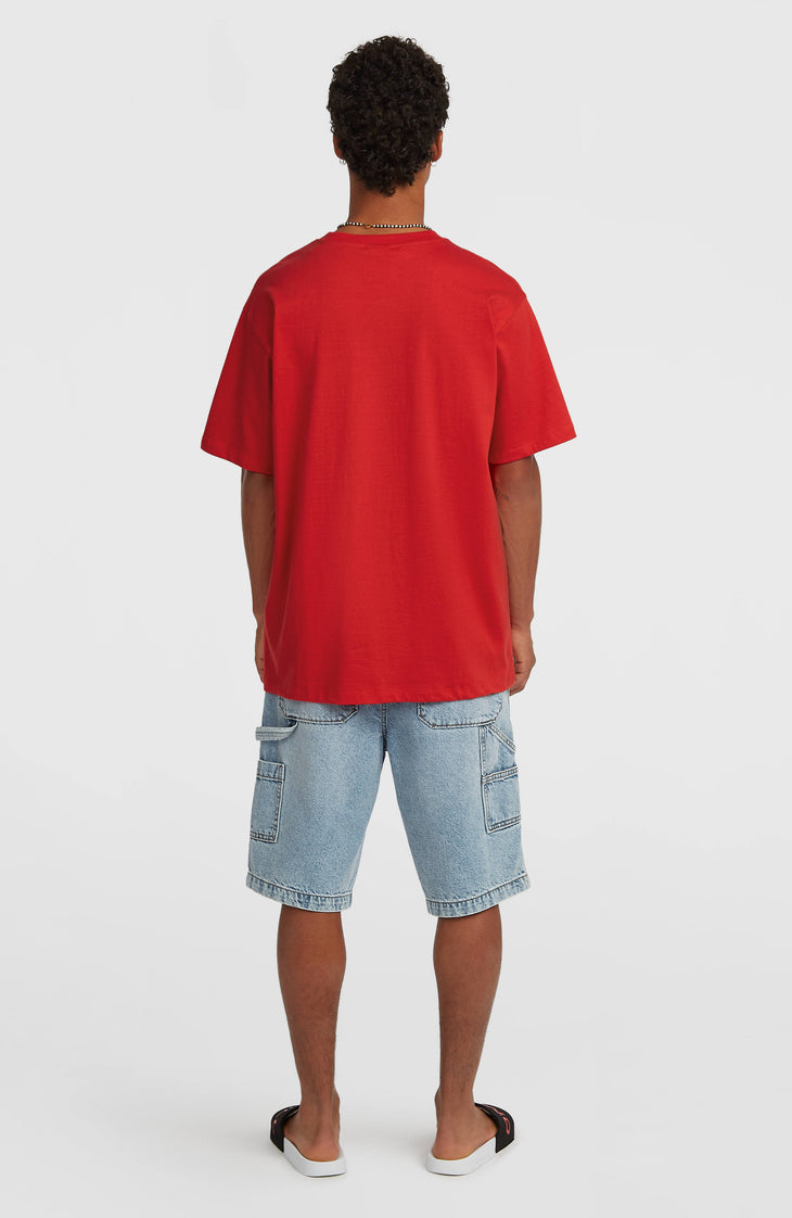 Essentials Denim short | Denim Blue