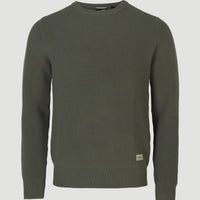 Horizontal Ribbed Pullover | Military Green