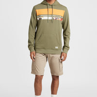 Hoodie Block | Deep Lichen Green