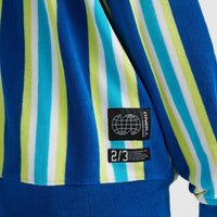 Hoodie Brights Terry | Blue Towel Stripe