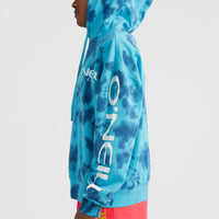 Hoodie Oakes | Bright Blue Tie Dye