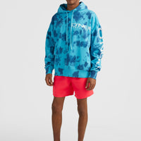 Hoodie Oakes | Bright Blue Tie Dye