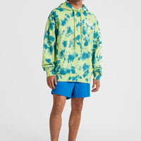 Hoodie Oakes | Green Tie Dye