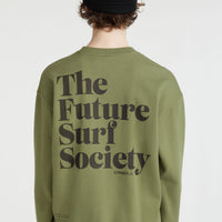 Sweater Future Surf Society | Deep Lichen Green