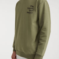 Hoodie Future Surf Society | Deep Lichen Green