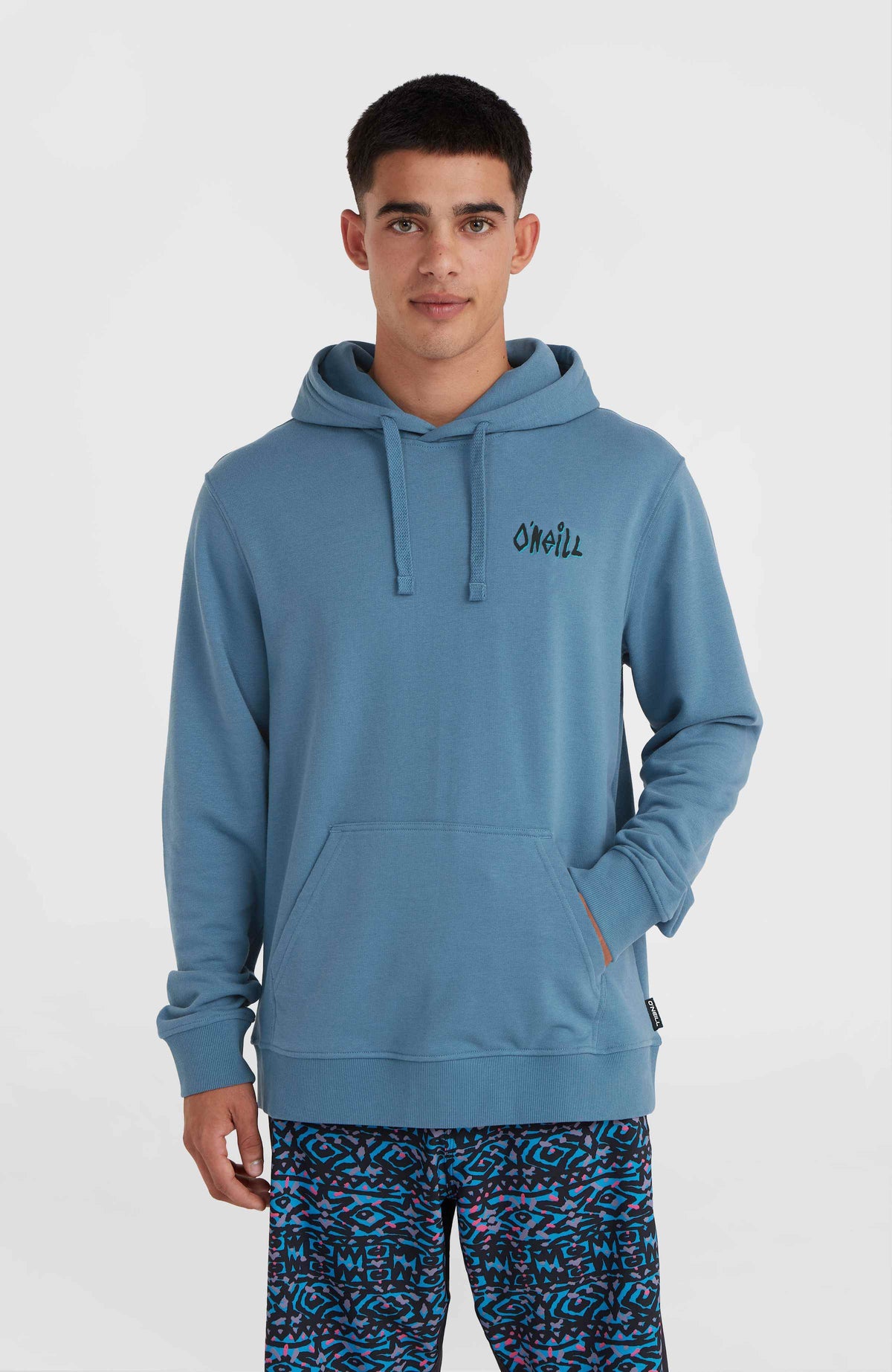 Framed hoodie | Copen Blue