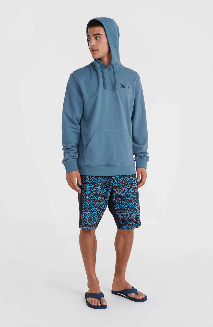 Framed hoodie | Copen Blue