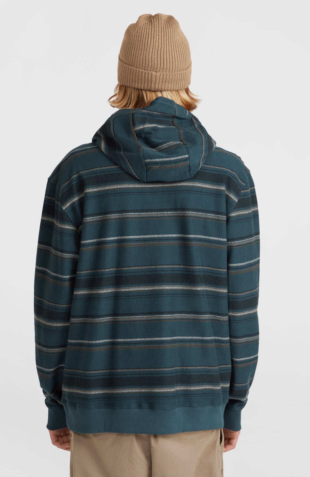 Bavaro hoodie | Blue Ikat Stripe