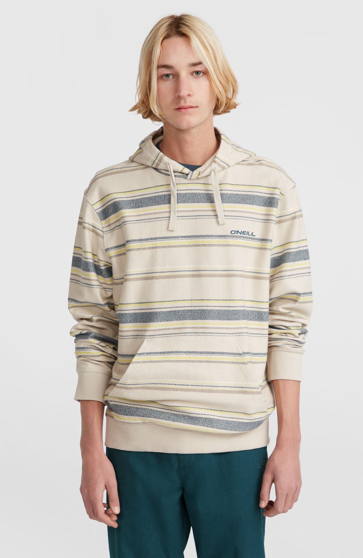 Bavaro hoodie | Grey Vintage Stripe